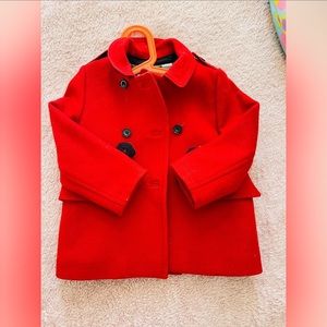 Authentic 3T Burberry Girl Coat
